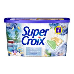 Supercroix Super Croix Lessive Capsules Bien-Être Scandinave X26 Doses
