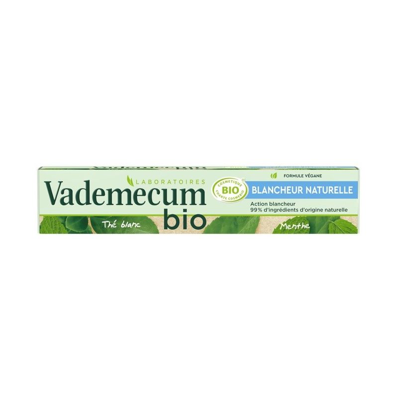 Vademecum Dentifrice Bio Blancheur Naturelle 75Ml