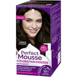 Schwarzkopf Perfect Mousse Coloration Permanente Cheveux Chocolat Glace 413