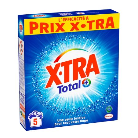 X-Tra Lessive Poudre Total+ : La Boite De 275 G
