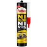 Pattex Ni Clou Vis Extra Fort & Rapide, Colle Fixation Surpuissante, Prise Instantanée, Blanche, Cartouche 380 G