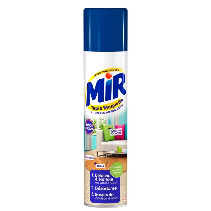 Mir Moquette Nettoyant Ménager Mousse Tapis : La Bombe De 600 Ml