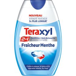 Teraxyl Dentifrice 2 En 1 Fraîcheur Menthe : Le Flacon De 75 Ml