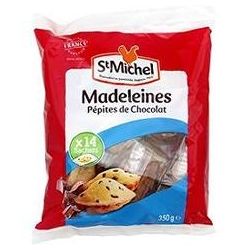 Saint Michel 350G Madeleines Pepites De Chocolat Individuelles