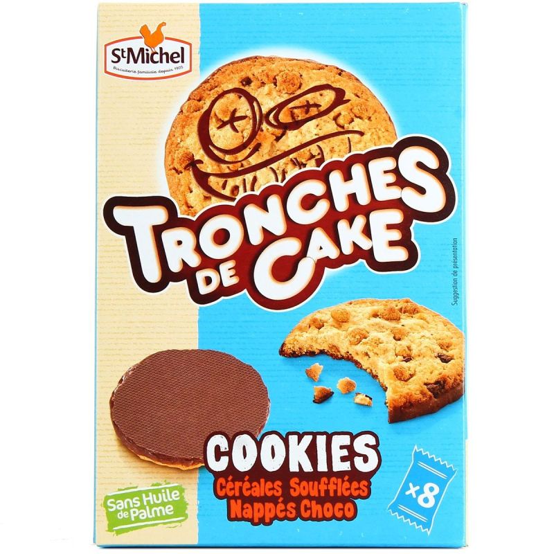 Saint Michel 200G Cookie Chocolat Lait Tranche Cake