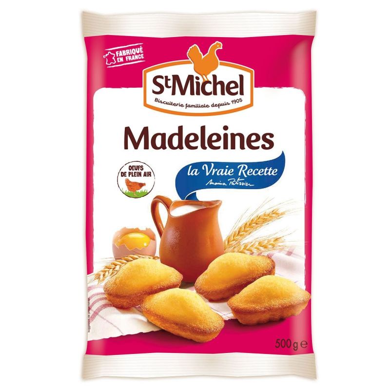 Saint Michel 500G Madeleine Œufs Plein Air