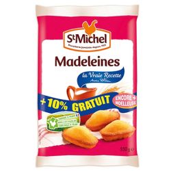 Saint Michel Sac.Madeleine Œufs Frais 500G+10% Gratuit S.Michel