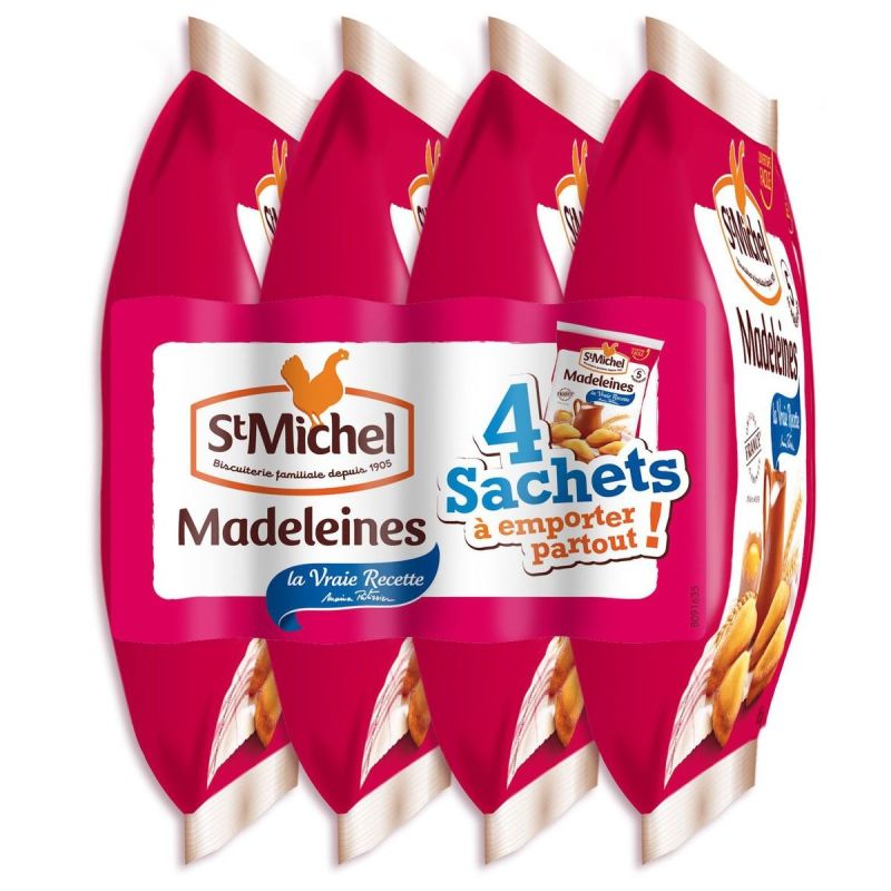 Saint Michel 4X85G Madeleines Coquille
