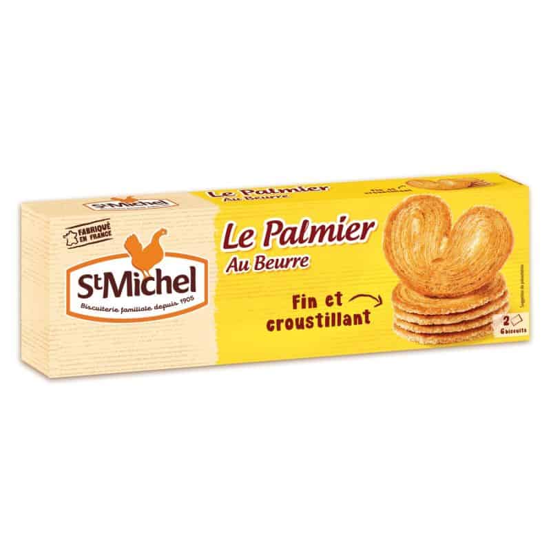 St Michel Biscuits Palmier Au Beurre : Le Paquet De 12 87 G