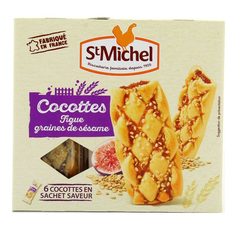 Saint Michel Stmi.Cocotte Figues/Sesa 150G