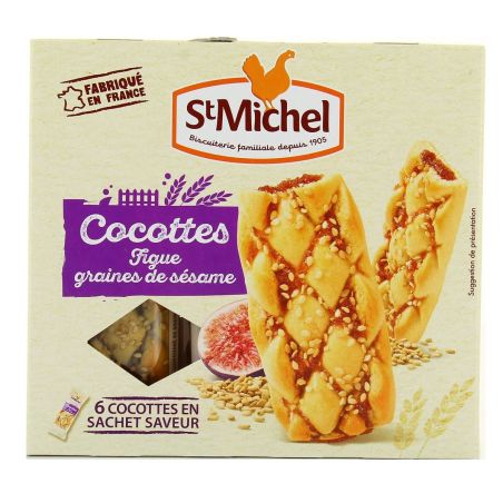 Saint Michel Stmi.Cocotte Figues/Sesa 150G