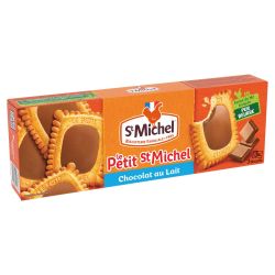 St Michel Biscuits Cœur Chocolat Au Lait : La Boite De 132G