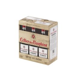 Cellier Des Dauphins Vin Rouge Côtes Du Rhone : La Fontaine De 2,25L