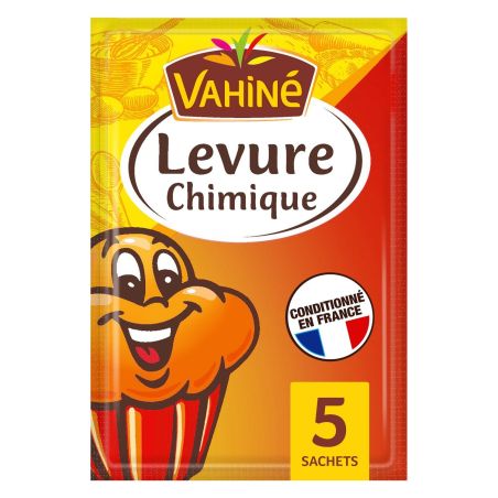 Vahiné Levure Chimique : Les 5 Sachets De 11 G