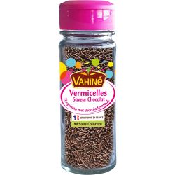 Vahiné Décoration Alimentaire Vermicelles Saveur Chocolat : Le Flacon De 65G
