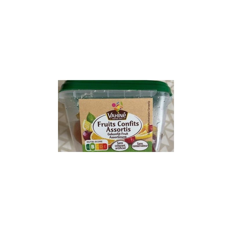 Assortiment fruits confits Vahiné 150g sur