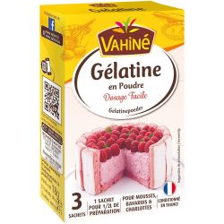 Vahiné Gélatine En Poudre : Les 3 Sachets De 6 G