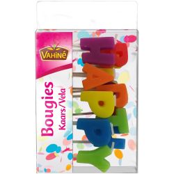 Vahiné Bougies Happy Birthday : La Boite De 27G