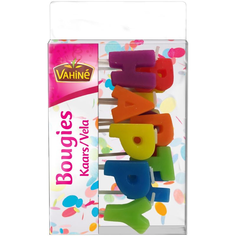 Vahiné Bougies Happy Birthday : La Boite De 27G