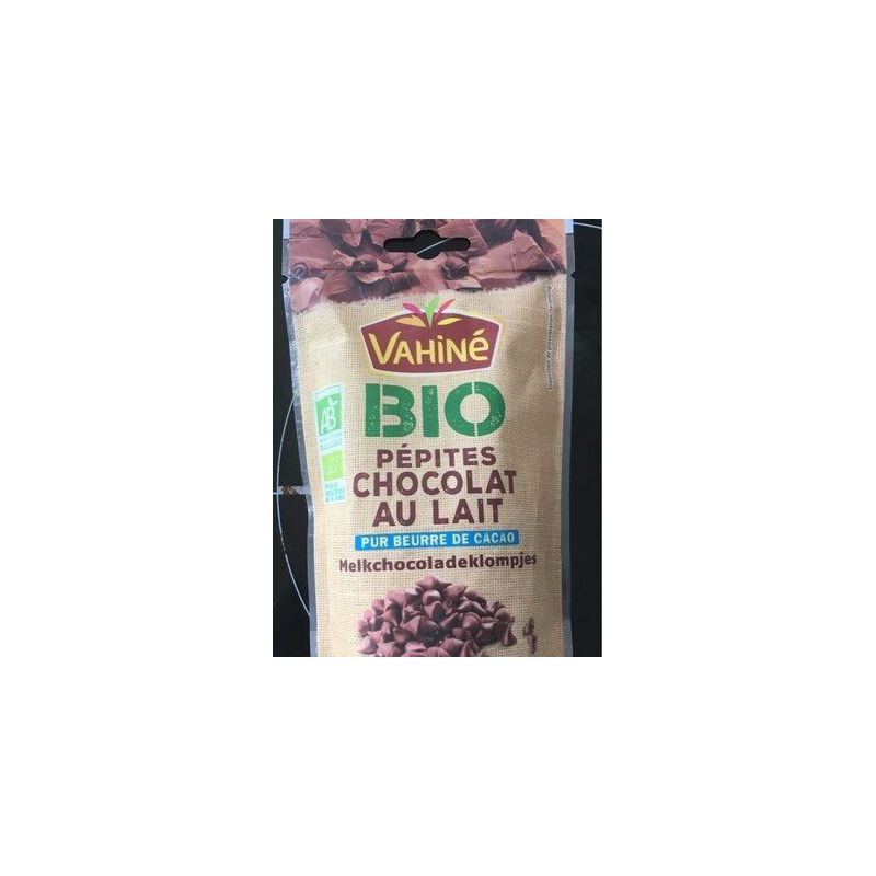 Vahine Vah.Pepite Choco Lait Bio 100G