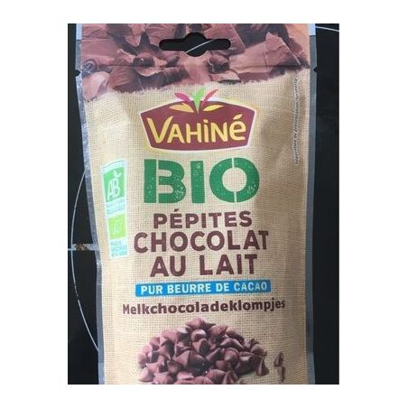 Vahine Vah.Pepite Choco Lait Bio 100G