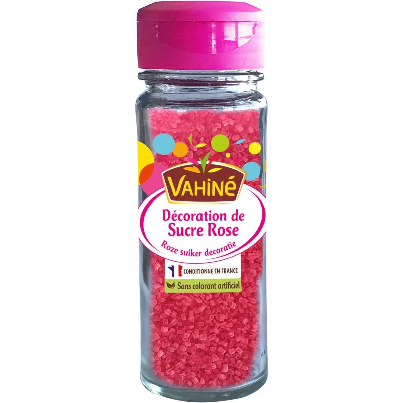 Vahine Vahiné Décoration De Sucre Rose : Le Flacon 82G