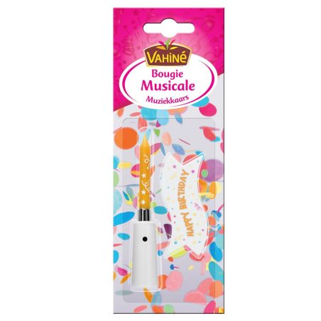 Vahiné Bougie Musicale Coloris Assortis : La