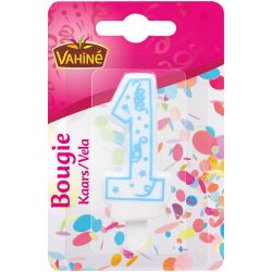 Vahiné Bougie Anniversaire Chiffre N°1
