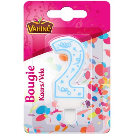 Vahiné Bougie Anniversaire Chiffre N°2