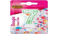 Vahiné Bougie Anniversaire Chiffre N°7