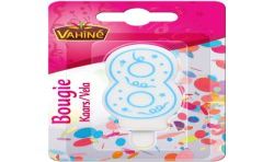 Vahine Vahiné Bougie Anniversaire Chiffre N°8