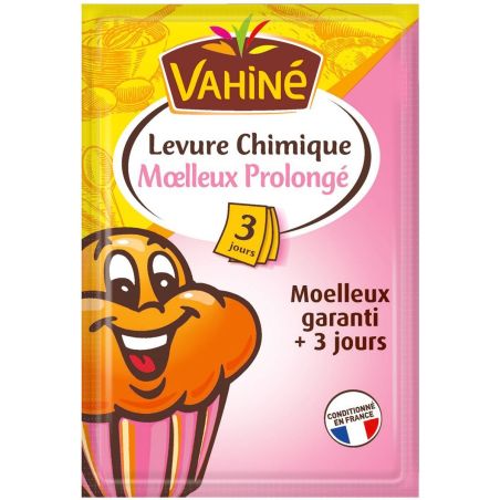 Vahiné Levure Chimique Moelleux Prolongé 5 Sachets 47,5G