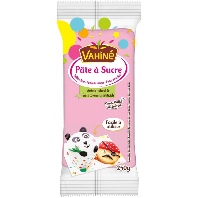 Vahiné Pâte À Sucre Rose : Le Sachet De 250G