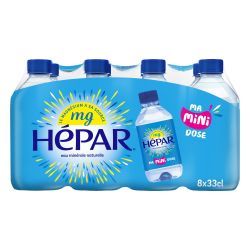 Hépar Eau Minérale Naturelle : Le Pack De 8 Bouteilles 33 Cl
