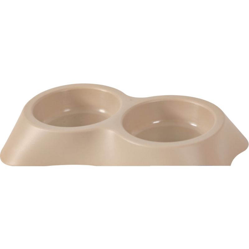 Saint Bernard Écuelle Double Taupe Chien Small