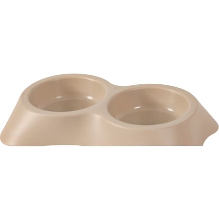 Saint Bernard Écuelle Double Taupe Chien Small