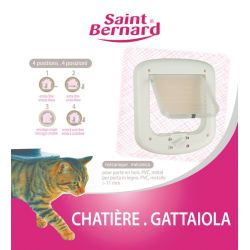 Saint Bernard Chatière Blanche 4 Positions