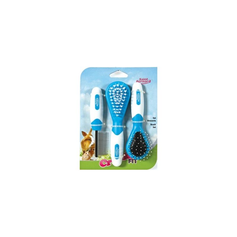 St Bernard Saint Kit 3 Brosses Rongeur Bleu