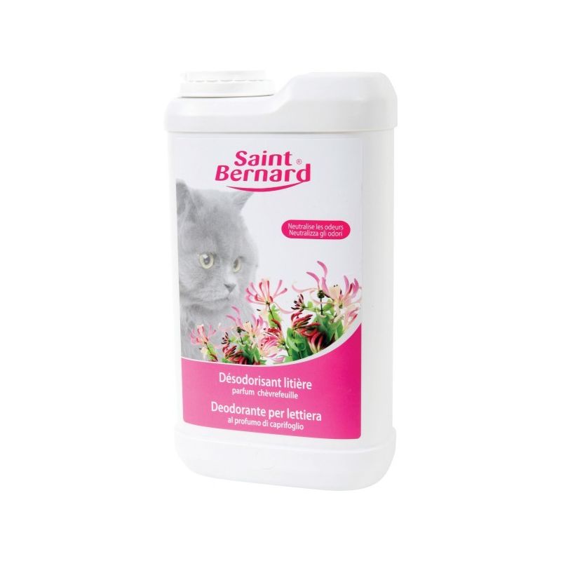 Saint Bernard Désodorisant Litière - Parfum Chèvrefeuille 1 L