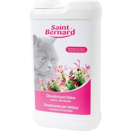Saint Bernard Désodorisant Litière - Parfum Chèvrefeuille 1 L