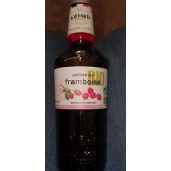 Giffard Crème De Framboise Bio 16% : La Bouteille 50 Cl