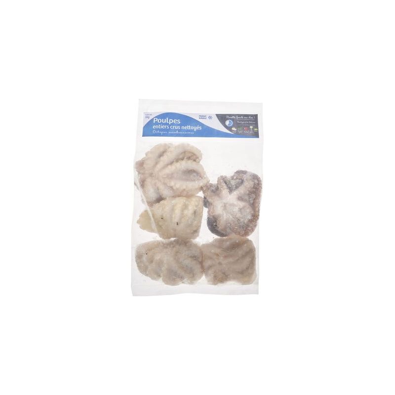 1Er Prix 1Kg Poulpe Entier Nettoye 300/400G