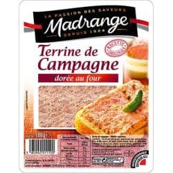 Madrange 180G 1 Tranche Terrine Campagne Doree Four