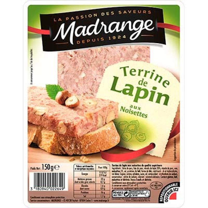 Madrange Terrine Lapin 150G