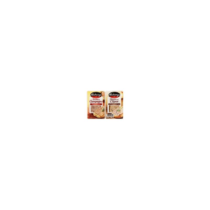 Madrange Duo Terrine Campagne Cepe 2X50G