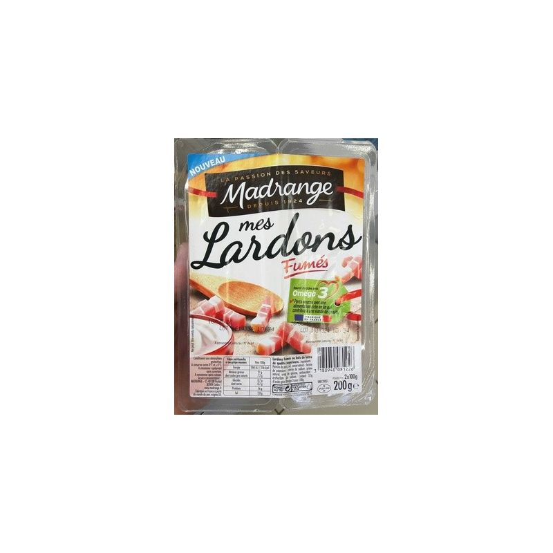 Madrange Madr.Mes Ptit Lard Fumex2 200G