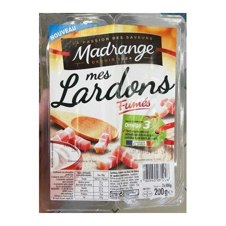 Madrange Madr.Mes Ptit Lard Fumex2 200G