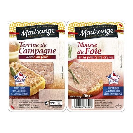 Madrange Mad.Ter.C/M.Foie Essenti 2X50G