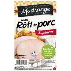 Madrange Madr.Roti Porc 100%Fil 4T 140G
