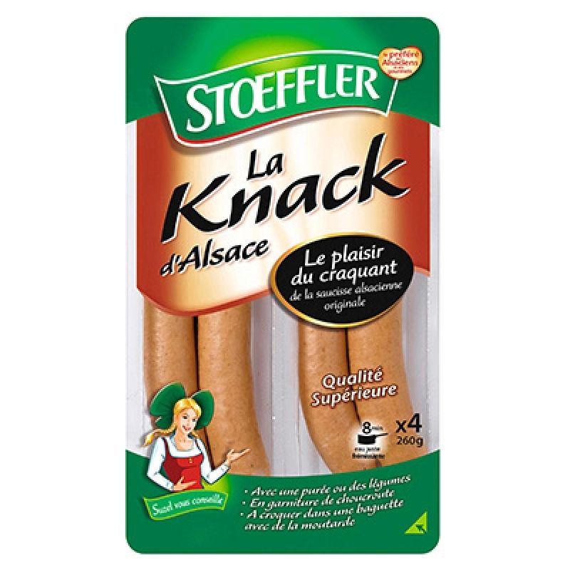 Stoeffler Knacks Alsace 2X2 260G